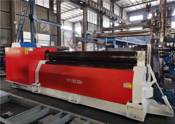 Buy cheap 380V 50HZ Hydraulic Symmetric Plate Bending Rolling Machine from wholesalers