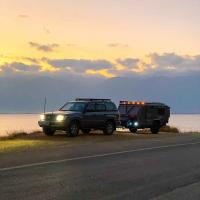 Buy cheap Outdoor Crossing NJSTAR Trailer Camping Hybrid Camper Trailers product