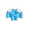 Buy cheap Secure Walkway FRP Grating Panels Reinforced Slip Resistant 38mm Sheet from wholesalers