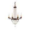 Buy cheap Rustic wood and metal chandelier wood beads pendant lamps (WH-CI-36) from wholesalers