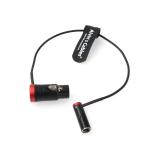 L Shaped 3 Pin Mini XLR Male To XLR Female Audio Cable For BMPCC 4K 6K Camera