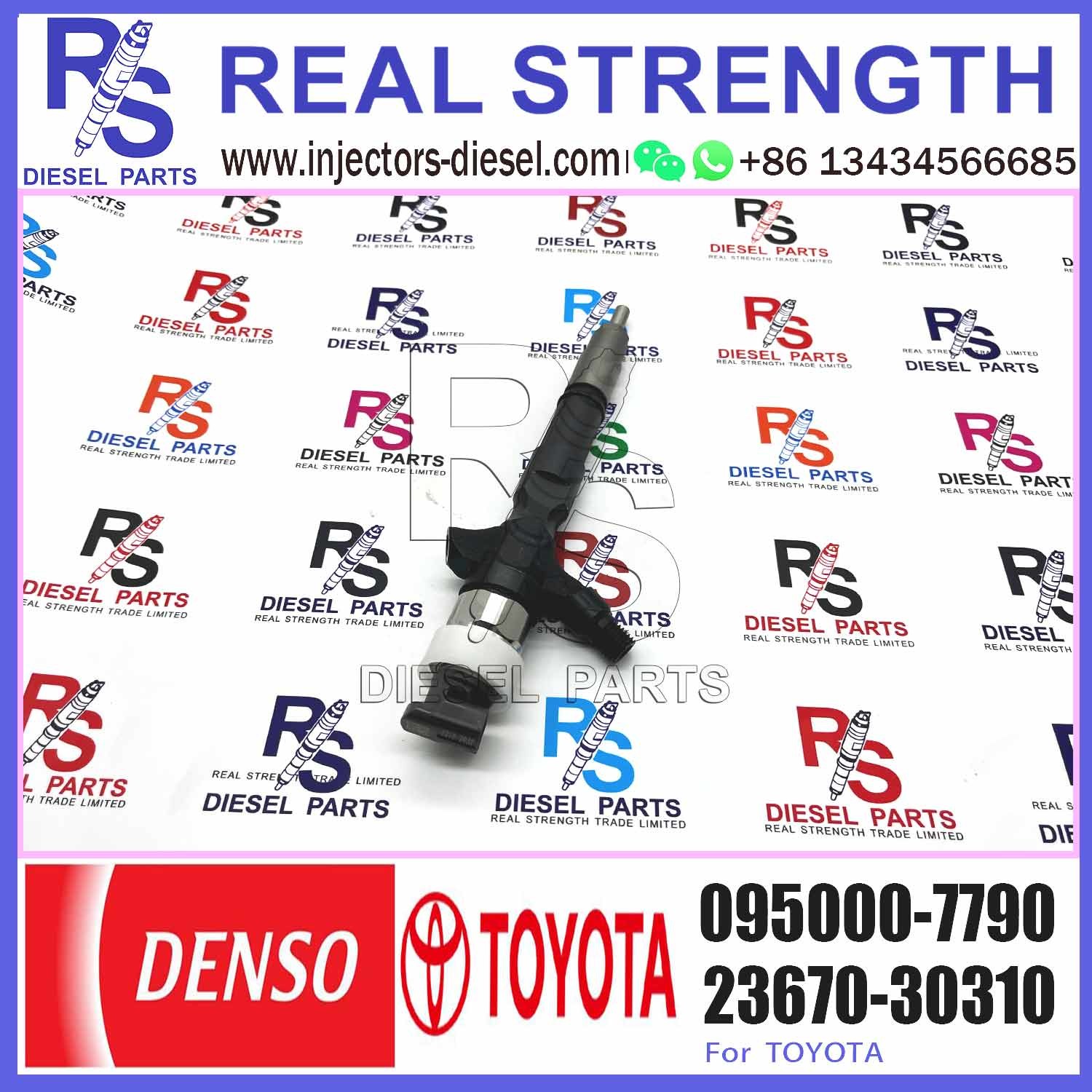 Original Injector DCRI107800, 095000-7800, 095000-7790 For Part Number 23670-30150, 23670-30250, 23670-30310
