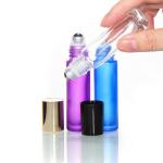 Deodorant Roll On 10ml Roller Bottles glass With Screw Lids
