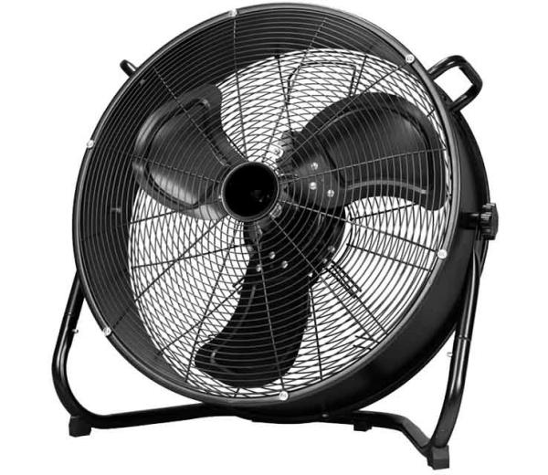 Buy cheap 20inch 120W Black Drum Floor Fan 100% Cooper Motor from wholesalers