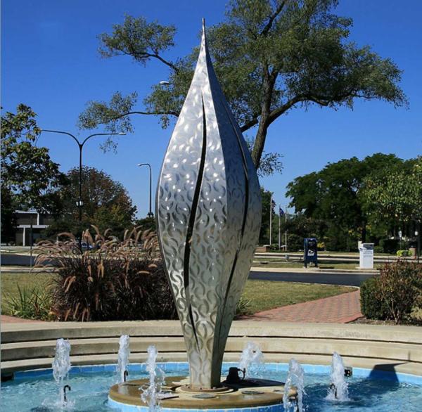 Buy cheap Plaza Decoration Large Outdoor Sculpture Garden Statues 316L Stainless Steel from wholesalers