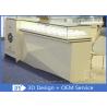 Buy cheap Custom Modern Matte Beige Jewelry Store Showcases Weight Capacity 30-50kg / Layer from wholesalers