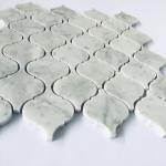 Popular Design White Mosaic Tile Sheets Lantern Stone Mosaic Tile Arabesque