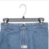 Buy cheap 12 Inches Black Plastic Pant Hangers Flat Childrens Clip Hangers from wholesalers