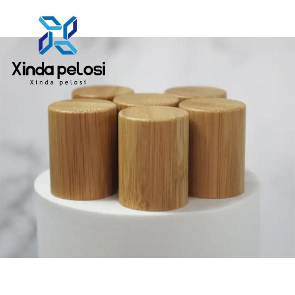 Buy cheap Wooden Cosmetic Bottle Caps Custom Packaging Eco Portable Recyclable Bamboo Plain Cap from wholesalers