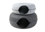 Zipper Type Felt Cat Cave Bed , Felted Wool Cat Cave Diameter 50 Cm 60 Cm