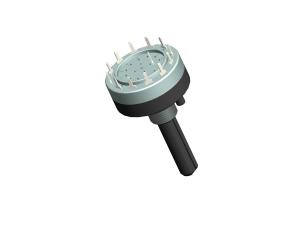 Buy cheap Insulated Shaft Rotary Switch 26mm Multi Way Switch For Multimedia Audio from wholesalers
