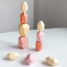 Buy cheap Children Nordic 4cm Architecture Wooden Building Blocks Stone Stacking Game Toy from wholesalers