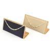Buy cheap Rectangular Notched Edge Wooden Jewelry Display Rack Stand for Pendant from wholesalers