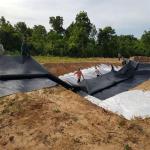 Top-Notch Large Dam Pond Liner for Water Storage Pond Project in Zambia