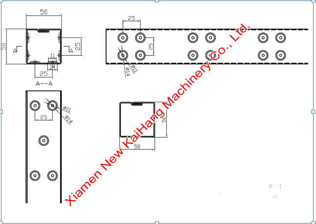High Precision Downpipe Roll Forming Machine For 1.2mm Thick GI GI Sheets