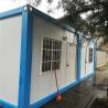 Buy cheap heat proof 20ft glass wool sandwich panel container house for office from wholesalers