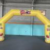 Buy cheap Colorful advertising arch inflatable full printing color gantry crane inflatable gate from wholesalers