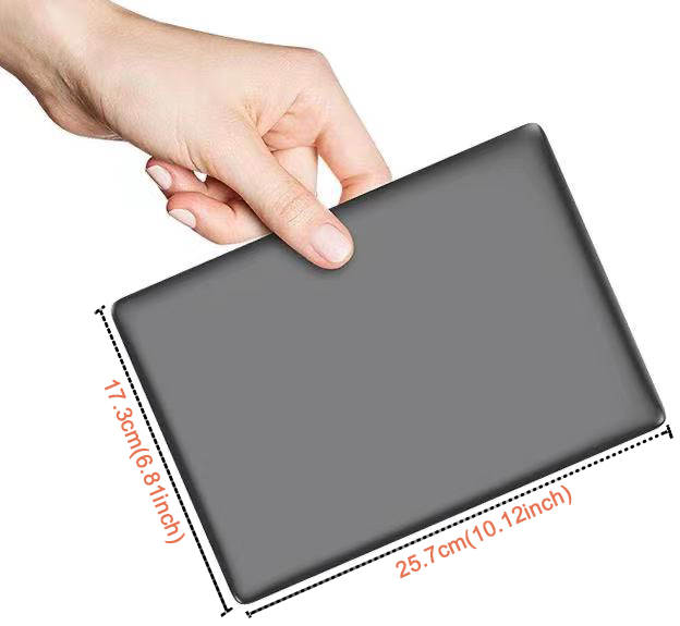 10.1 Inch Laptop with Intel Celeron N4020 CPU 8GB RAM 128GB SSD Dual Screen Built-In Camera Windows 11 Pro 0.93KG US/EU Plug