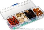 Pencils Box, Clear Stationery Box With Snap-Tight Lid, Plastic Large Capacity
