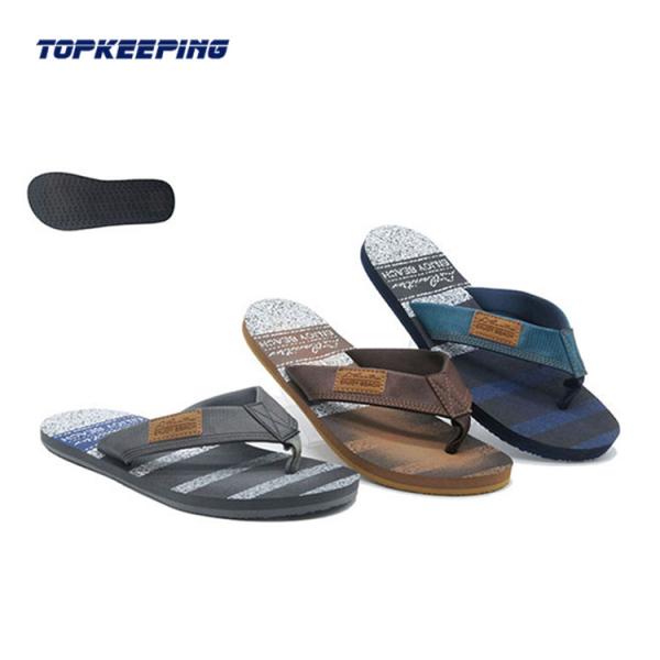 Buy cheap Outdoor Soft Rubber Slippers Reef EVA Soft Sole Flip Flops Mens from wholesalers