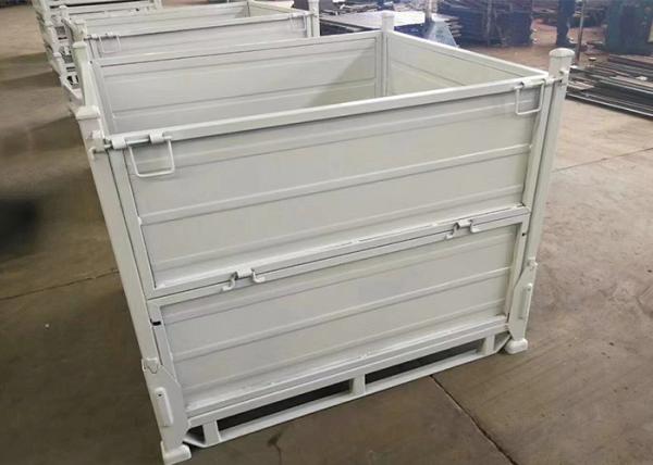 Buy cheap Collapsible Corrugated Steel Containers Storage Stillage Cage ODM from wholesalers