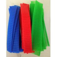 Buy cheap Wine Bottle Net Protective Mesh Sleeving , Mesh Sleeve Plastic Tube Netting Colorful product