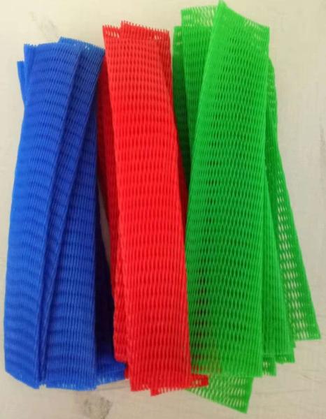 Quality Wine Bottle Net Protective Mesh Sleeving , Mesh Sleeve Plastic Tube Netting Colorful for sale