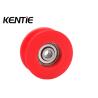 Buy cheap High Hardness Ball Bearing Pulley S608ZZ 6.35 Hole Red Roller Wheels For Sliding Door from wholesalers