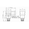 Buy cheap SSMP Female Right Angle Coaxial Adaptor 2 Holes Flange for CXN3506/MF108A Cable from wholesalers
