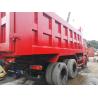 Buy cheap Red 30 Tons Tipper Truck 13000 Kg Vehicle Weight Manual Transmission from wholesalers