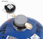 Outdoor Stove Adapter for Portable Air Tank Charging Valve and Propane Stove