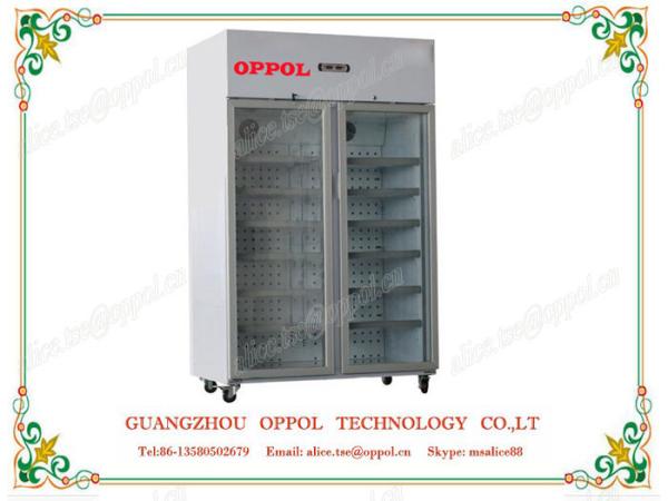 Buy cheap OP-711 Double Glass Door Digital Temperature Controller Pharmacy Freezer from wholesalers