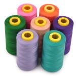 S Twist 5000m 100 Spun Polyester Sewing Thread 40 / 2 50 / 2 Good Fastness