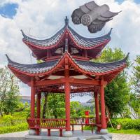 Buy cheap Unglazed Gazebo Chinese Clay Roof Tiles Matt Gazebo Bent Handmade Craft product