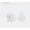 Buy cheap Zinc Plated Furniture Cam Fitting for Flat-Pack Office Furniture in Cold Rolled Steel from wholesalers