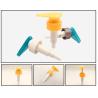 Buy cheap Aluminum Matt Gold Collar Plastic Bottle Pump UV Coating 24 410 28 410 from wholesalers