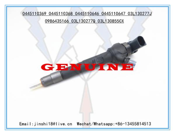 Buy cheap BOSCH GENUINE FUEL INJECTOR 0445110369 0445110646 0445110368 0445110647 FOR AUDI SEAT SKODA VW 03L130277J 03L130855CX from wholesalers