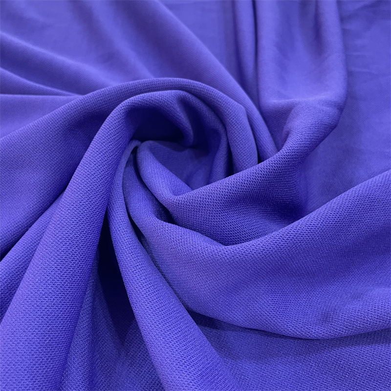 High quality waterproof 100% polyester elastic single-side knitted fabric