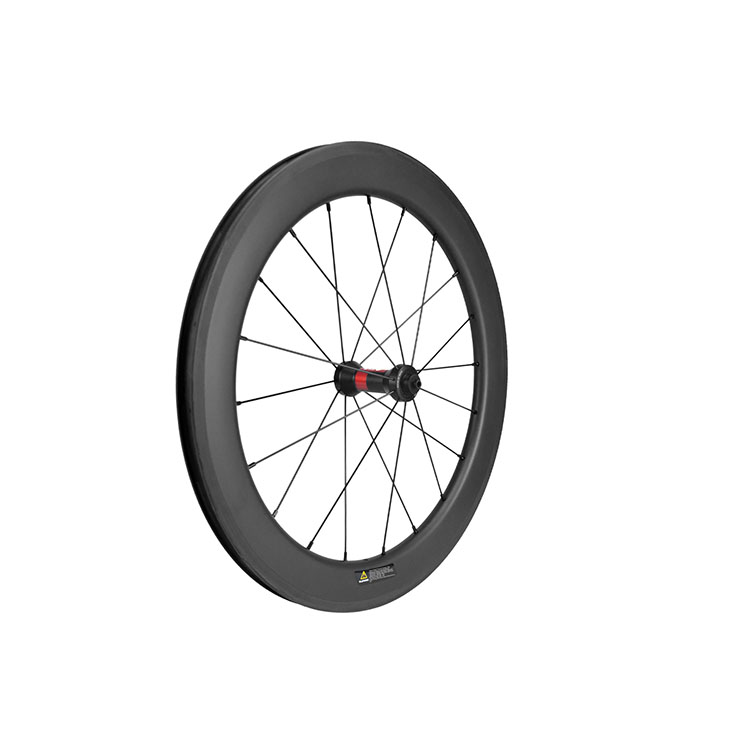 1300kg 451 Carbon Bicycle Wheel Tubeless Ultra Light Toray Carbon Fiber Material