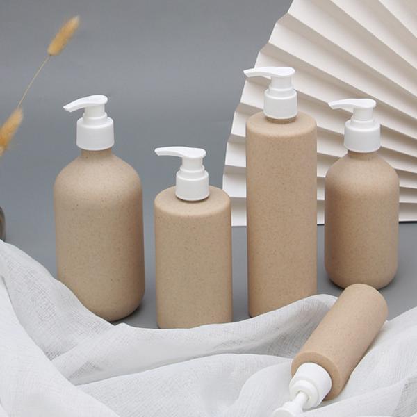 Buy cheap OEM ODM Wheat Straw Biodegradable Plastic Bottle For Hotel Amenities Home Bath from wholesalers