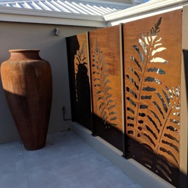 Buy cheap Corten Steel Screen Panels Rusty Decorative Metal Garden Products OEM ODM from wholesalers