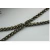 Buy cheap Super quality cheaper twist flower light gold 7 mm width iron metal handbag chain from wholesalers
