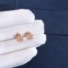 Buy cheap Vancleefarpels Sweet Alhambra Earstuds 18k Rose Gold Factory Sales Fine Jewelry Earring from wholesalers