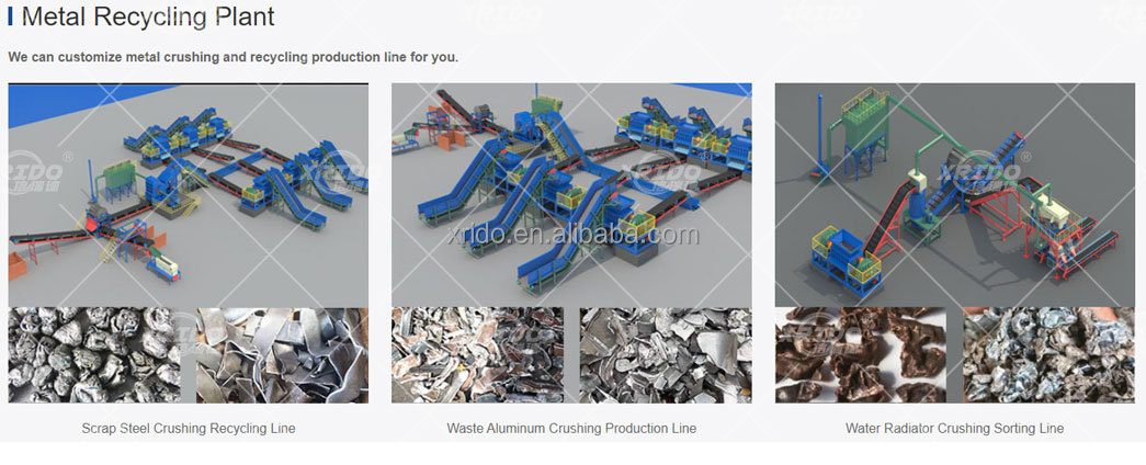 Multifunctional Waste Paint Bucket Shredder Scrap Steel Engine Shredder Machine
