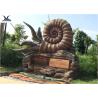Buy cheap Water Park Artificial Life Size Resin Statues , Prehistoric Large Fiberglass Animals from wholesalers