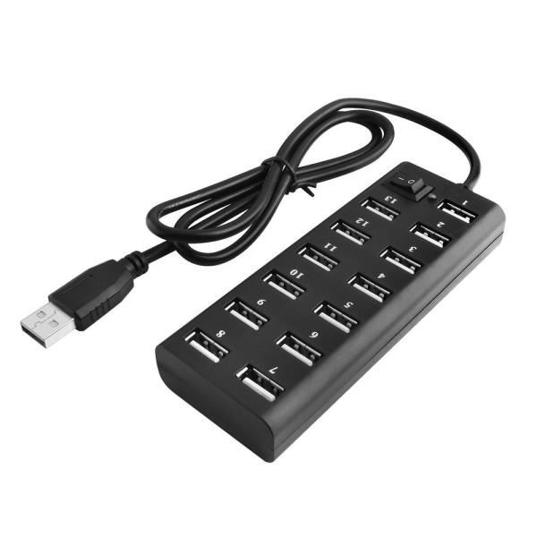 Buy cheap Black White ABS Plastic Hi Speed 13 Port Usb 2.0 Splitter from wholesalers