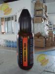 Black Giant Inflatable Bottle / Nylon Tall Custom Inflatable Products