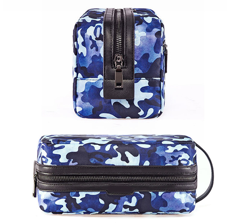 Camouflage Pattern Foldable Cosmetic Organizer Bag Storage For Lady
