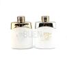 Buy cheap Five Pointed White Glass Perfume Bottle 100ml With UV Silver Weighted Cover from wholesalers