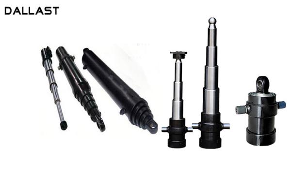 Buy cheap Single Acting Telescopic Hydraulic Cylinder for Side Dumper , Electric Telescopic Cylinder from wholesalers